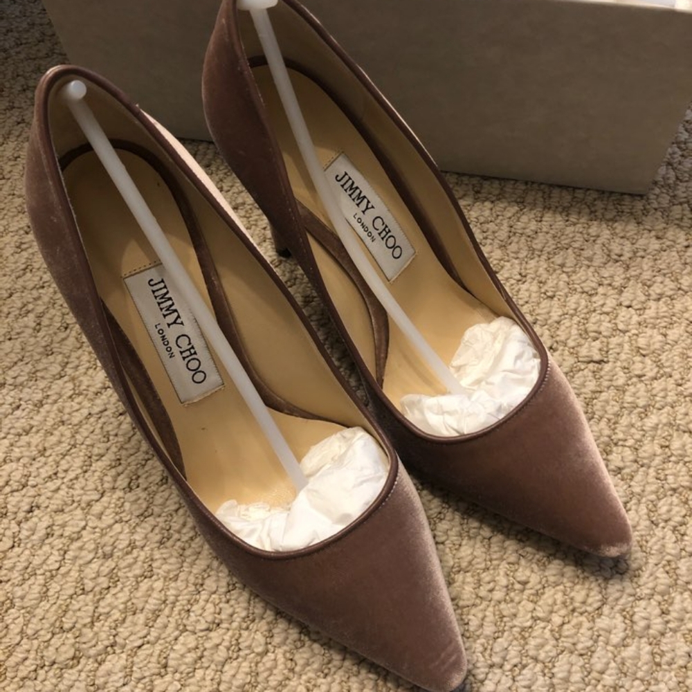 JIMMY CHOO ROMY HEELS SIZE 7.5